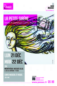 La Petite Sirene. Le mardi 22 décembre 2015 à Pessac. Gironde.  11H00